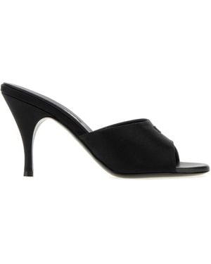 Miu Miu Slip-On Heels - Black