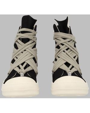 Rick Owens High-Top Lace-Up Trainers - Black