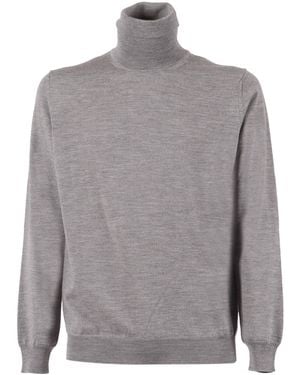 Kangra Cashmere Turtleneck Wool - Grey