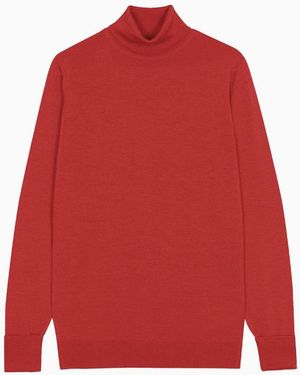John Smedley Pullover - Rot