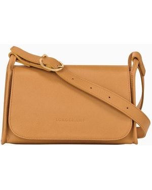 Longchamp Shoulder Bag M Le Foulonné Walnut Coloured - Brown