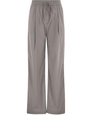 Herno Stretch Nylon Broek - Grijs