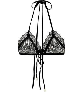 The Attico Strass-Bh - Schwarz