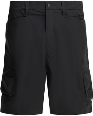 OAKLEY FACTORY TEAM BY BRAIN DEAD Pantalones cortos cargo "anchos" del equipo Oakley Factory By Brain Dead - Negro