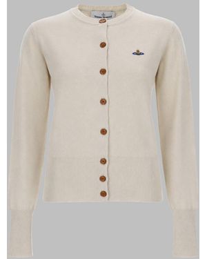 Vivienne Westwood Button-Front Cardigan Jumper - Natural