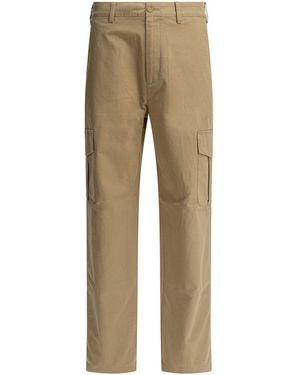 Vince Cotton And Linen Cargo Trousers - Natural