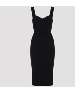 Elisabetta Franchi Lingerie Dress - Black