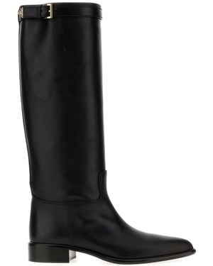 Prada Leather Boots - Black
