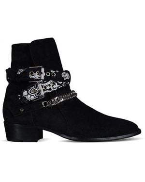 Amiri Botas Bandana Buckle - Negro
