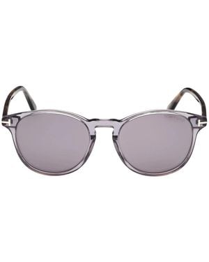 Tom Ford Sonnenbrille Ft1097 20 C Lewis Havanna/Grau Unisex - Lila
