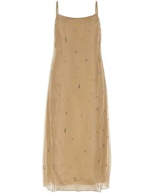 Prada Organza Dress - Natural