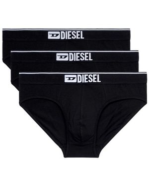 DIESEL Pack Of Three Briefs - Black