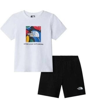 The North Face T-Shirt Set With Bermuda Shorts - White