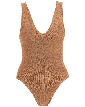 Hunza G Sadie Metallic One Piece - Bruin