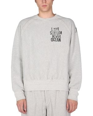 Engineered Garments Printed Sweatshirt - Grey
