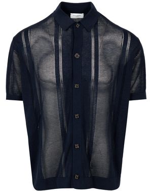 Paolo Pecora Overhemden Blauw