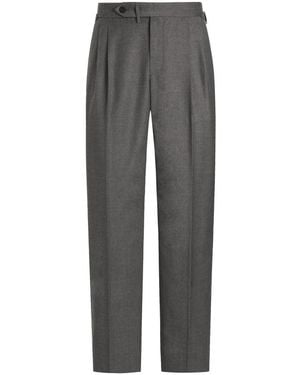 Dolce & Gabbana Trousers Wool Canvas - Grey