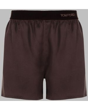 Tom Ford Tom Ford Silk Shorts - Black