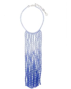 Eclat Jewels Blurred Effect Necklace - Blue
