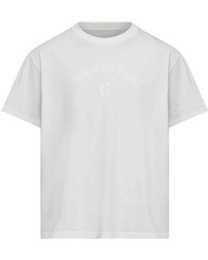 MM6 by Maison Margiela Mannequin Print T Shirt - White
