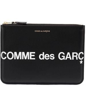 Comme des Garçons Huge-Logo Wallet - Black
