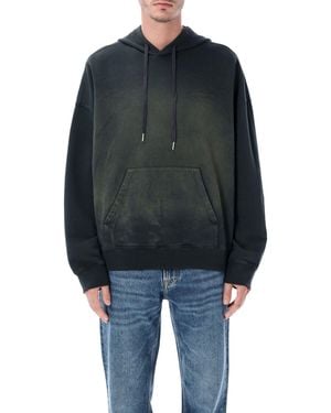 Golden Goose Bleached Hooded Sweatshirt - Blue