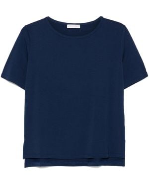Le Tricot Perugia T Shirt A Maniche Corte - Blue