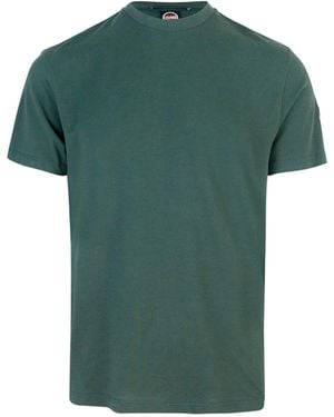 Colmar T -Shirt Verde in Piquet - Grün