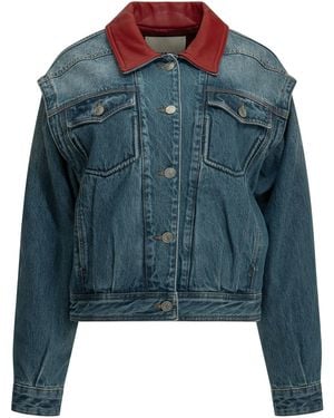Isabel Marant "Devyn" Denim Jacket - Blue