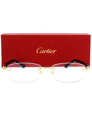 Cartier Ct0048 O Eyeglasses - Red
