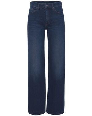 Mother The Mid Rise Rambler-denimjeans - Blauw