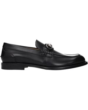 Gucci Loafers Leather - Black