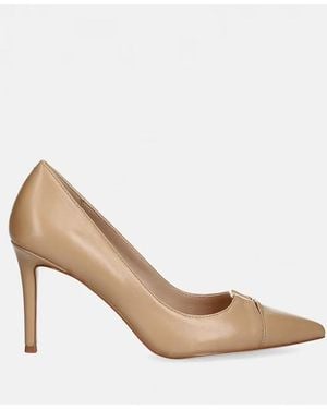 Twinset Leather Decollete - Natural
