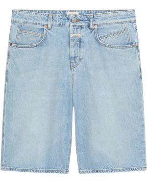 Closed Jenica Denim Shorts Met Opgestikte Zak - Blauw