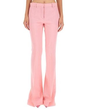 Versace Flared Slim Fit Pants - Pink
