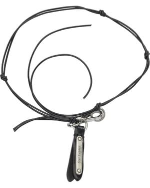 Our Legacy "Super Slim Ladon" Necklace - Black