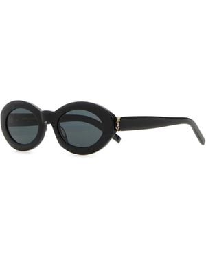 Saint Laurent Sl M136 Acetate Mini Sunglasses - Black