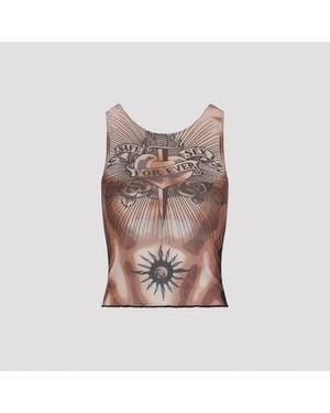 Jean Paul Gaultier Top - Brown