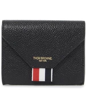 Thom Browne Pebble Graan Envelopkaart - Zwart