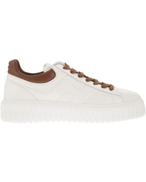 Hogan H -Streifen -Sneaker - Weiß