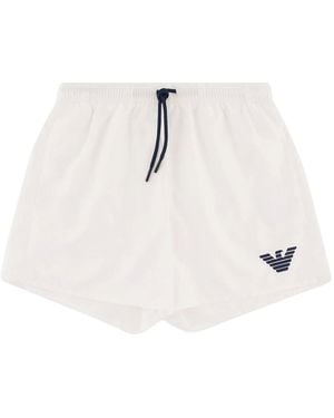 Black armani swim shorts hot sale