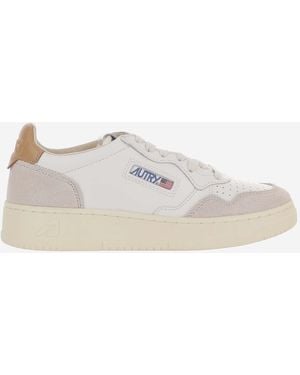 Autry Medalist Low Leather Trainers - White