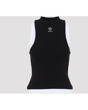 Versace Vintage Tank Top - Black