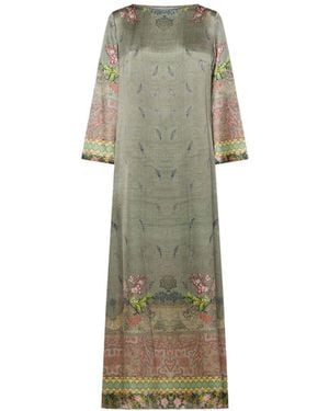 Pierre Louis Mascia Bedrucktes Seidenkleid von - Mehrfarbig