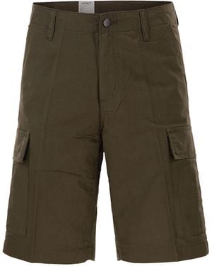 Carhartt Cotton Cargo Bermuda Shorts - Green