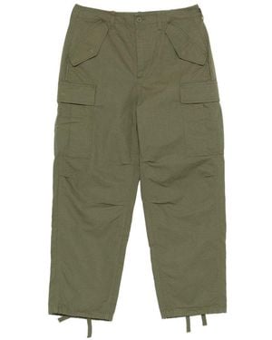 Stussy Cotton Zip Button Fastening - Green