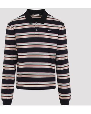 Marni Cotton Polo - Black