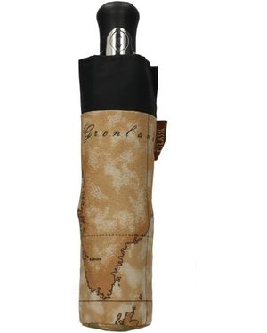 Alviero Martini Women 's Paraplu's Polyester Beige/zwart - Meerkleurig