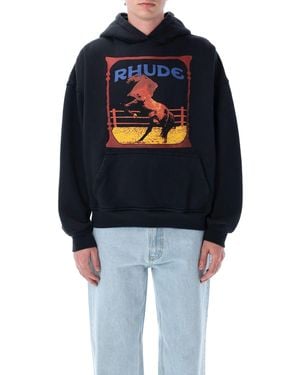 Rhude Cadre Hoodie - Blau