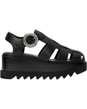 Stella McCartney Sandali Per Plateau Di Elyse - Nero